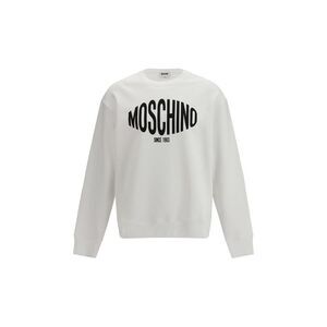Moschino White Cotton Men's Sweatshirt